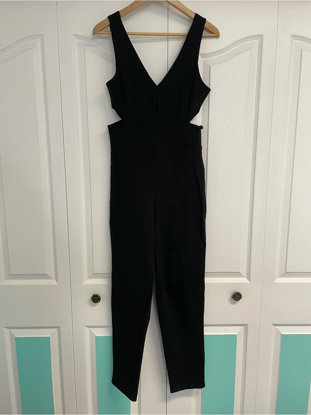 Rolla Coster Black V-Neck Tailored Jumpsuit